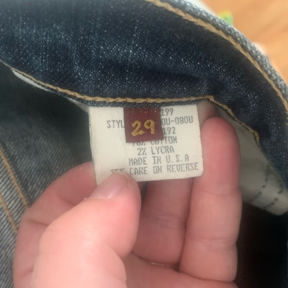 7 For All Mankind “Boy Cut” Button Fly Jeans - Picture 5 of 7